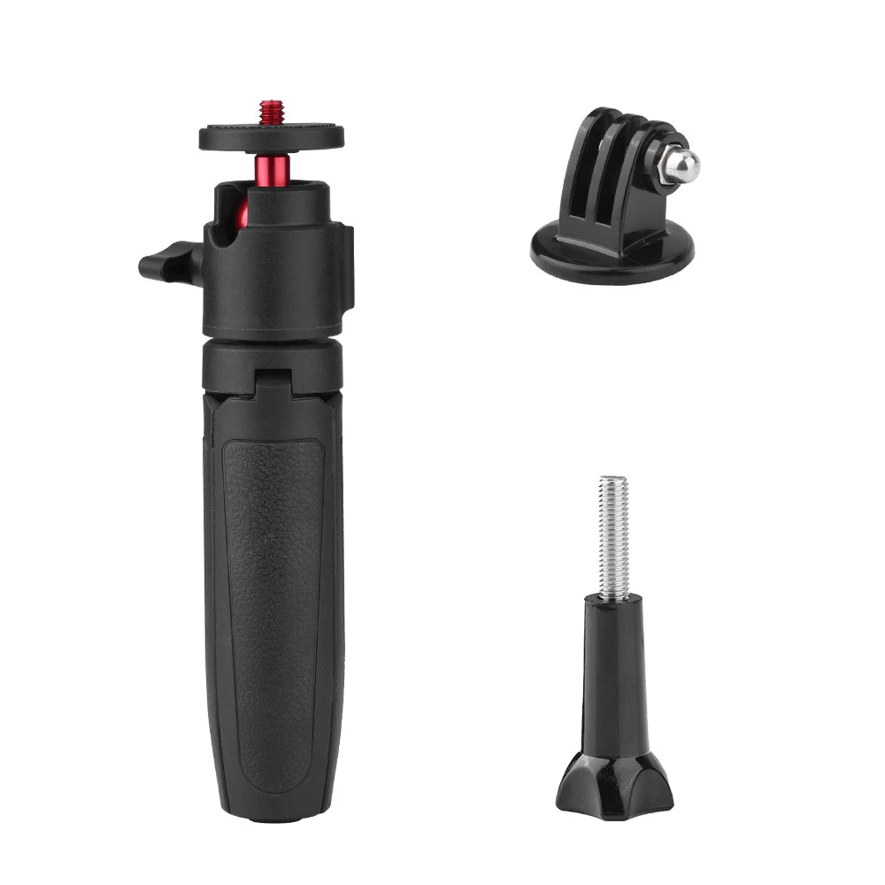 Extension Pole Tripod – Mini Lightweight Stand with 360° Ball Head