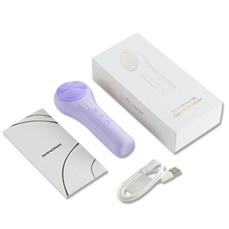 Sonic Facial Cleansing Brush SK0308 – USB Rechargeable Deep Pore Cleanser