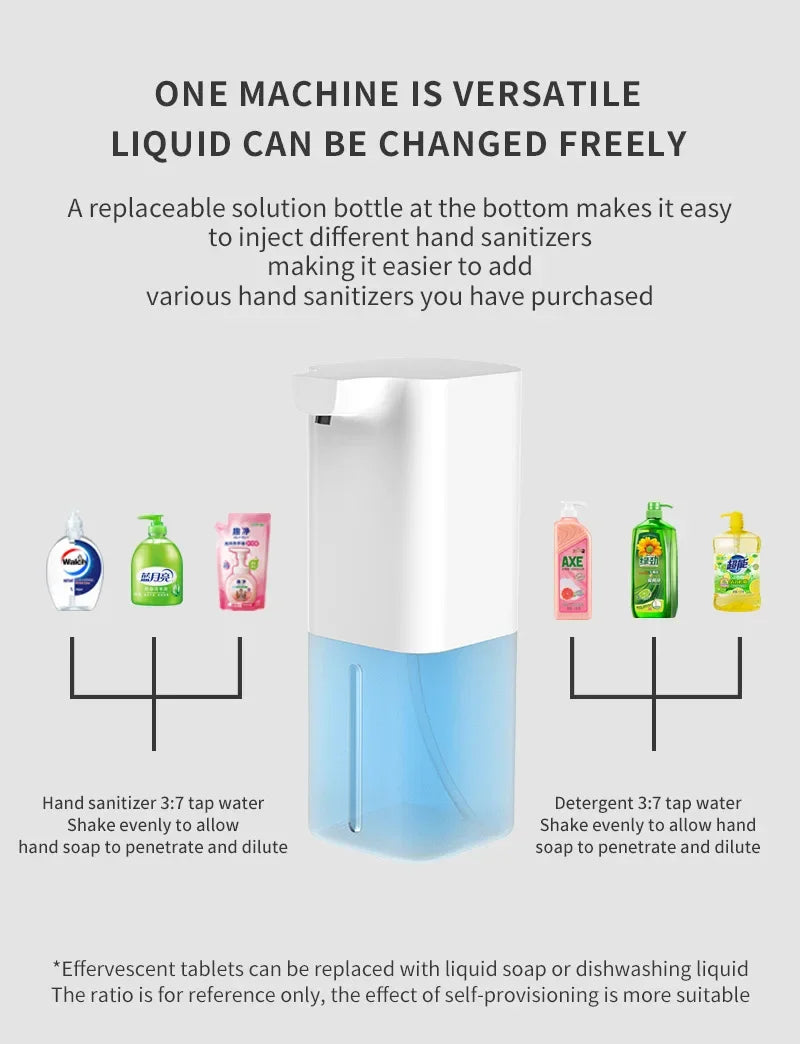 Automatic Foam Soap Dispenser – Touchless 350ml USB Rechargeable Smart Hand Wash Dispenser