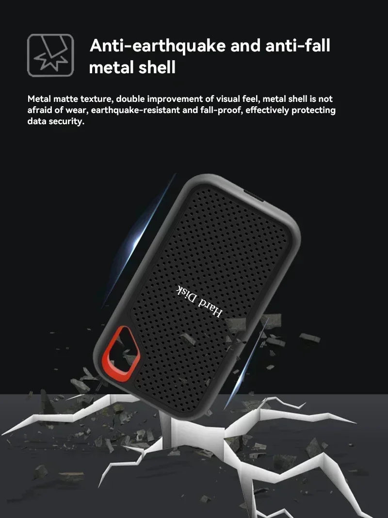 USB 3.2 Portable SSD External Drive – Fast Storage for Laptop, Desktop & Gaming Consoles