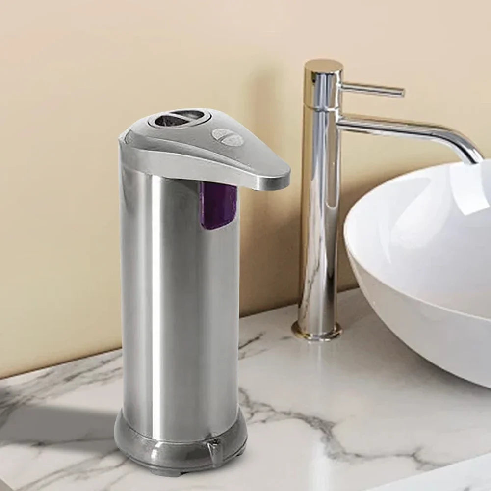 APWIKOGER Touchless Automatic Foam Soap Dispenser – Infrared Sensor, 3 Adjustable Levels, Stainless Steel