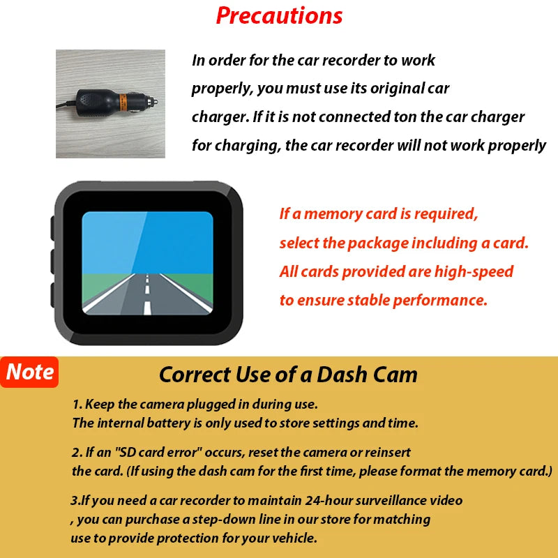 Baideluo Dual / Triple Lens Dash Cam – Front, Cabin & Rear Car DVR with Night Vision