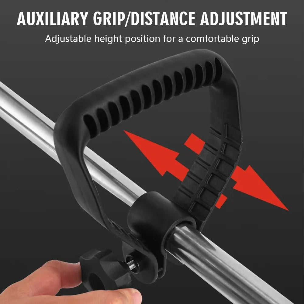 NEWBEAT Cordless Grass Trimmer Brushless Electric Lawn Cutter Adjustable Telescopic Handle