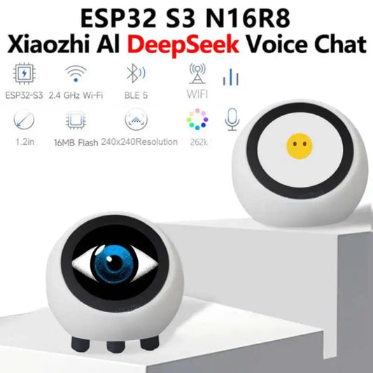 Shunmaii ESP32-S3 AI Voice Chat Robot – Smart Desktop Assistant with 1.28″ LCD Display