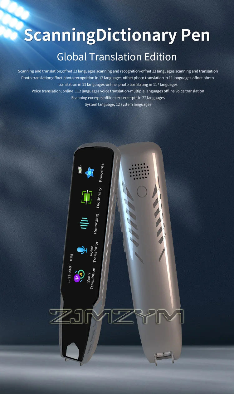 Smart Scanning Dictionary Pen with Display Screen – Portable Text Translator