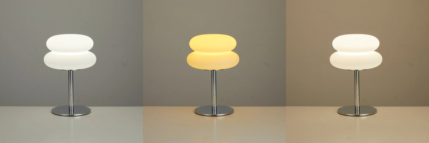 Topwinson LED Mushroom Night Light | USB Rechargeable, 3-Color Dimmable Bedside Lamp