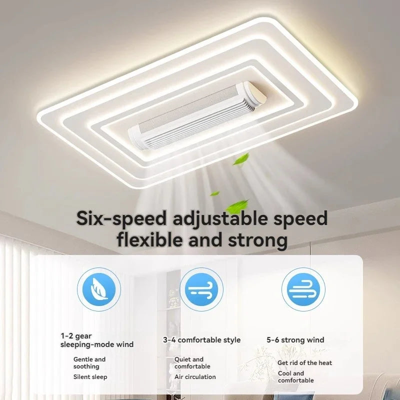 Artpad Modern LED Ceiling Fan with Light | Remote Control, Dimmable, Silent Motor