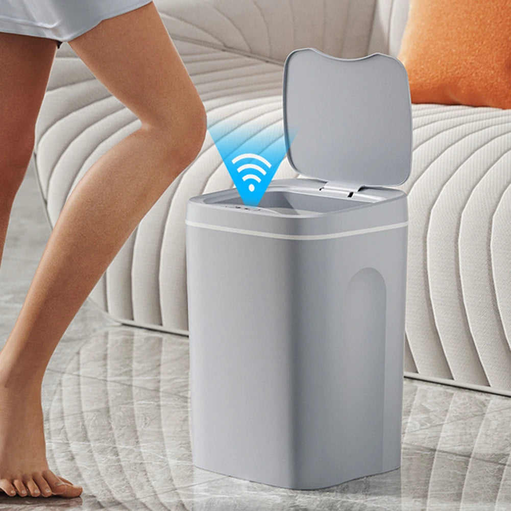 12L/14L/16L/20L/24L Touchless Smart Trash Can – Waterproof Sensor Waste Bin for Home Recycling