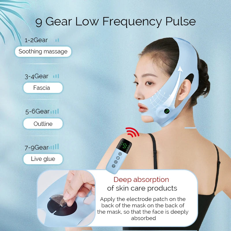 Foreverlily EMS Face Slimming Strap – V-Line Jawline Lifting & Firming Mask