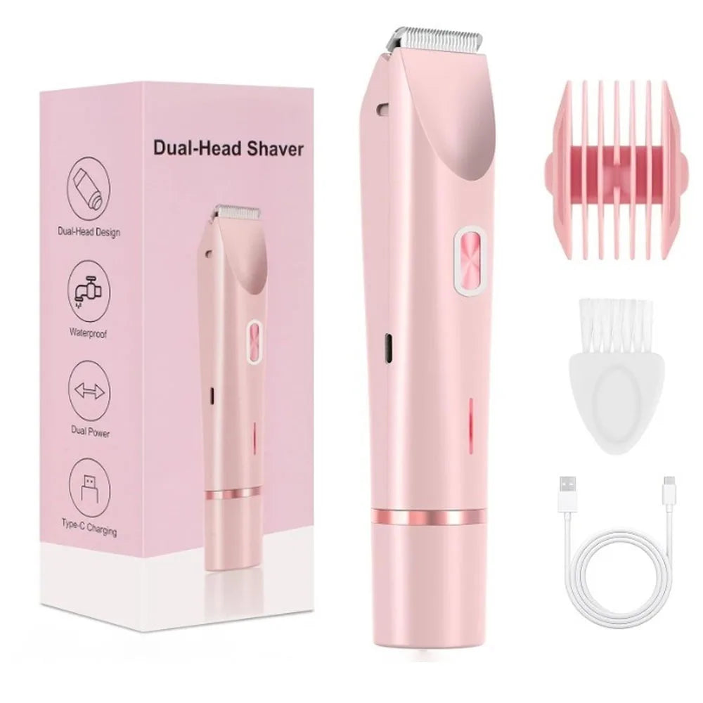 XMSJ Women’s Electric Razor – Wet & Dry Rechargeable Bikini, Legs & Face Shaver