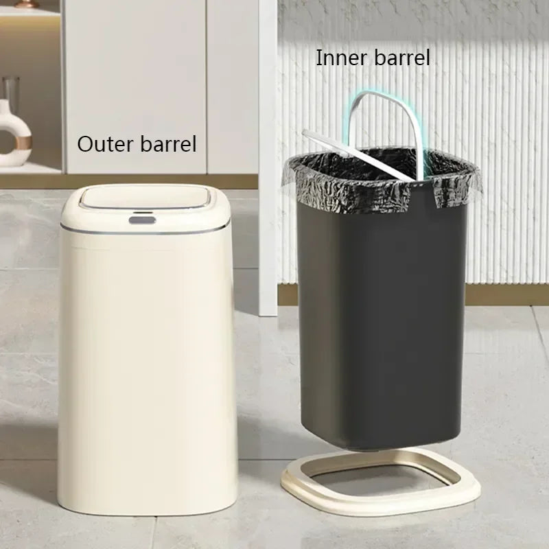 Large Smart Sensor Trash Can 20L / 35L / 40L – Touchless Automatic Garbage Bin for Kitchen