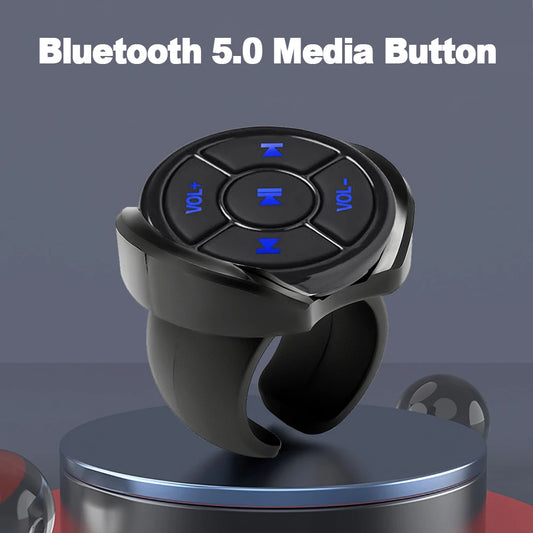 Wireless Bluetooth Media Button Remote Control for Music & Camera