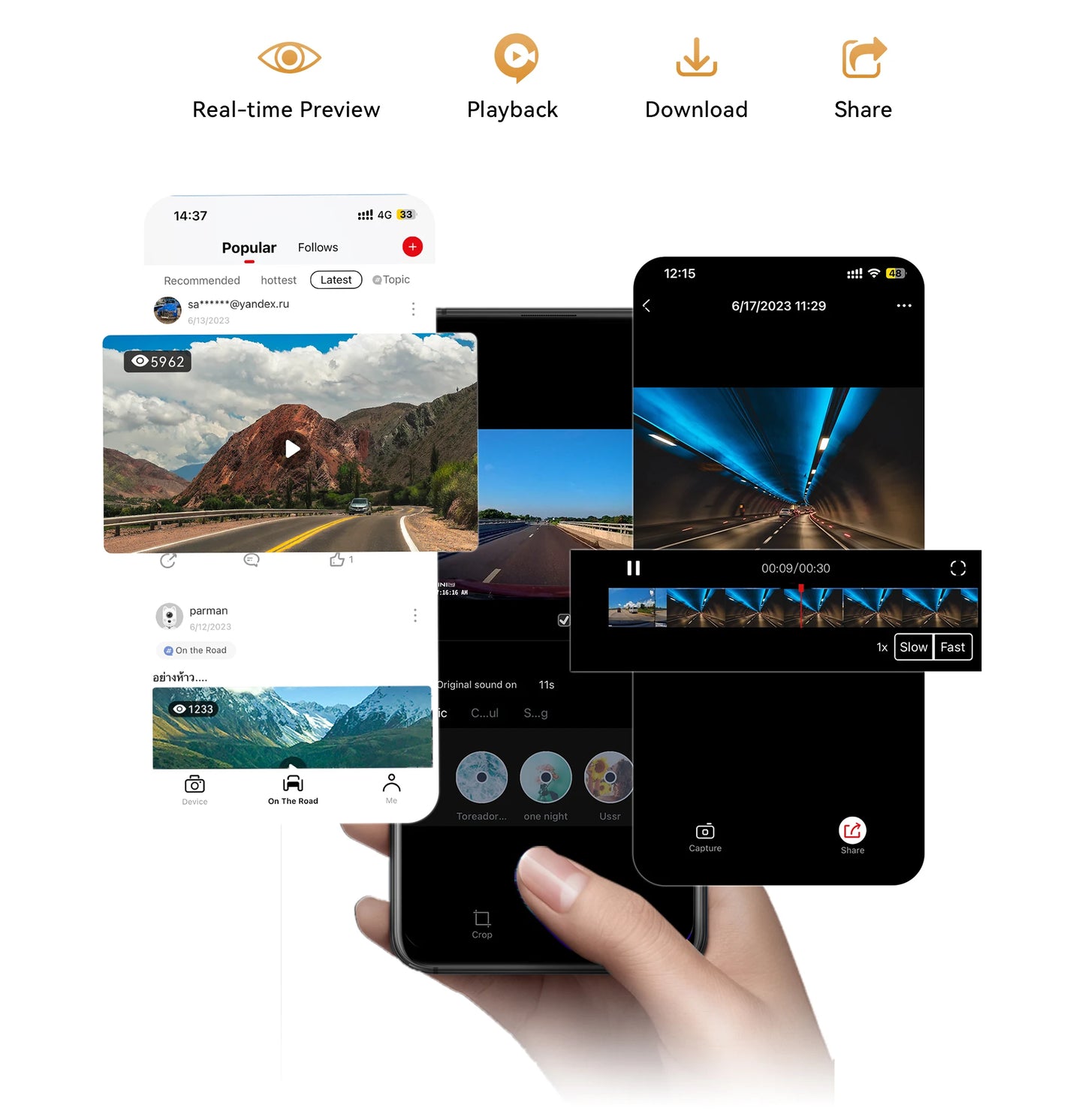 DDPAI Mini Pro 2K Dash Cam – 1440P WiFi Car DVR with Night Vision & Parking Monitor