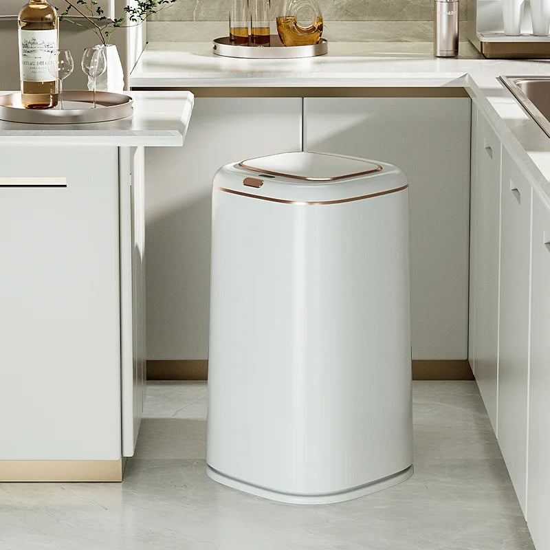Large Smart Sensor Trash Can 20L / 35L / 40L – Touchless Automatic Garbage Bin for Kitchen