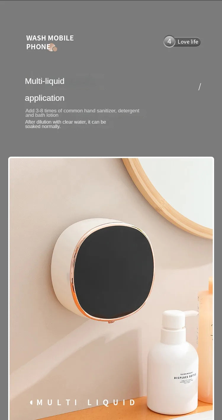 BALASHOV Automatic Soap Dispenser – Touchless Infrared Spray/Foam/Gel with 2000mAh Battery