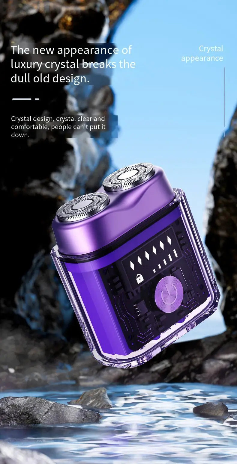 DUTRIEUX AMT1000 Rotary Electric Shaver – Waterproof Rechargeable Men’s Shaver