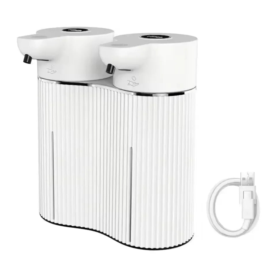 Double-Head Automatic Soap Dispenser – Touchless Foam & Liquid Smart Dispenser 800ml