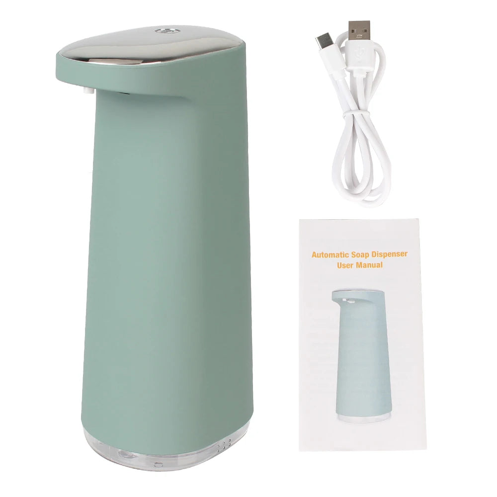 Automatic Touchless Foam Soap Dispenser 450ml – Infrared Sensor, USB-C Rechargeable, ABS Body