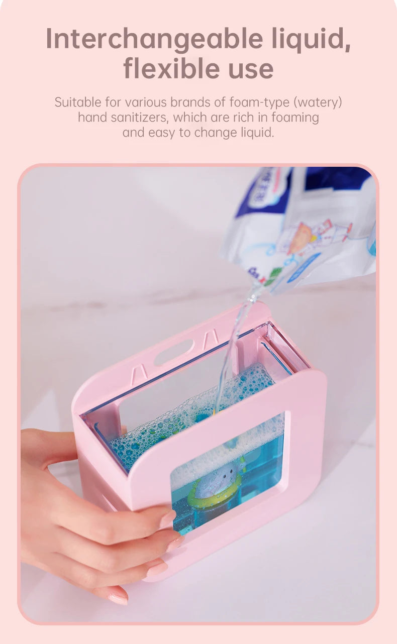 Cute Touchless Foam Soap Dispenser for Kids