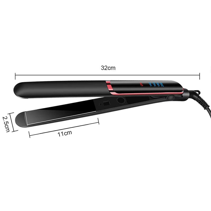 SCBWMG ST-016 Hair Straightener – Ionic Ceramic Plates, Fast Heat, Travel Ready