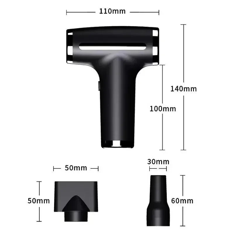 CHUBAN 4-in-1 Wireless Hair Dryer – USB Rechargeable Ionic Travel Blower