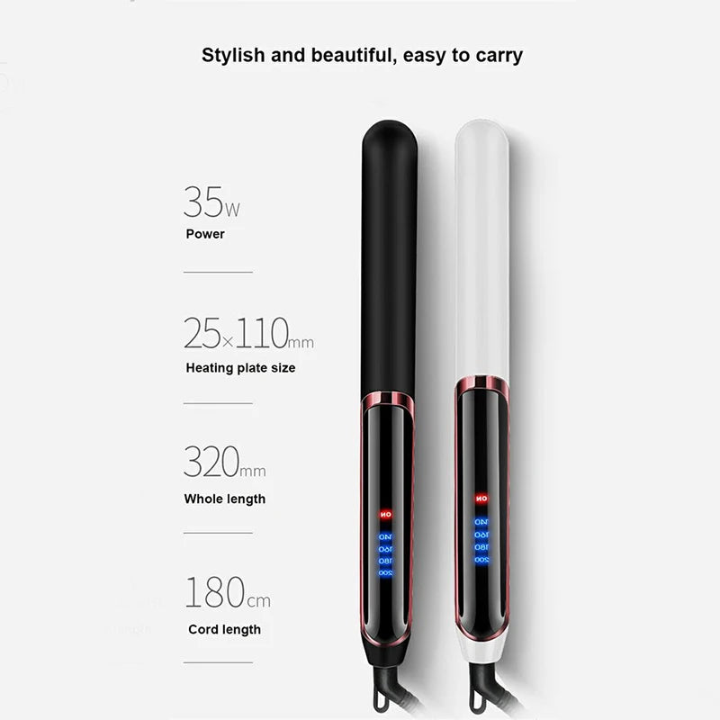 SCBWMG ST-016 Hair Straightener – Ionic Ceramic Plates, Fast Heat, Travel Ready