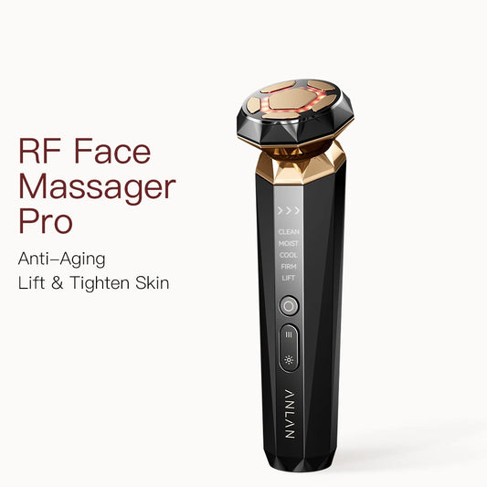 Anlan Multi-Polar Beauty Device Pro – RF EMS LED Anti-Aging Facial Massager