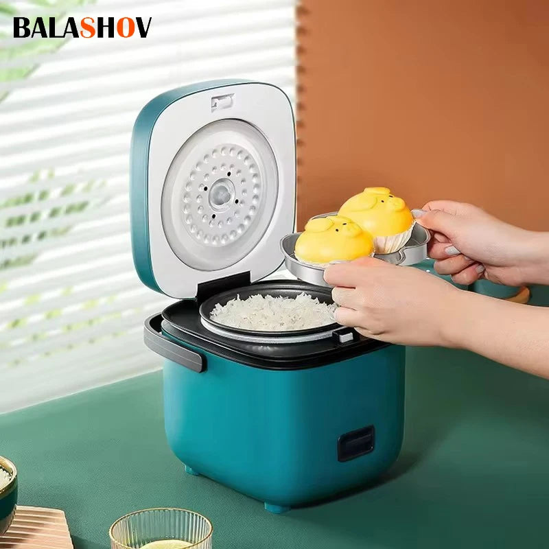 BALASHOV 1.2L Mini Electric Rice Cooker – Compact 200W Rice & Porridge Cooker