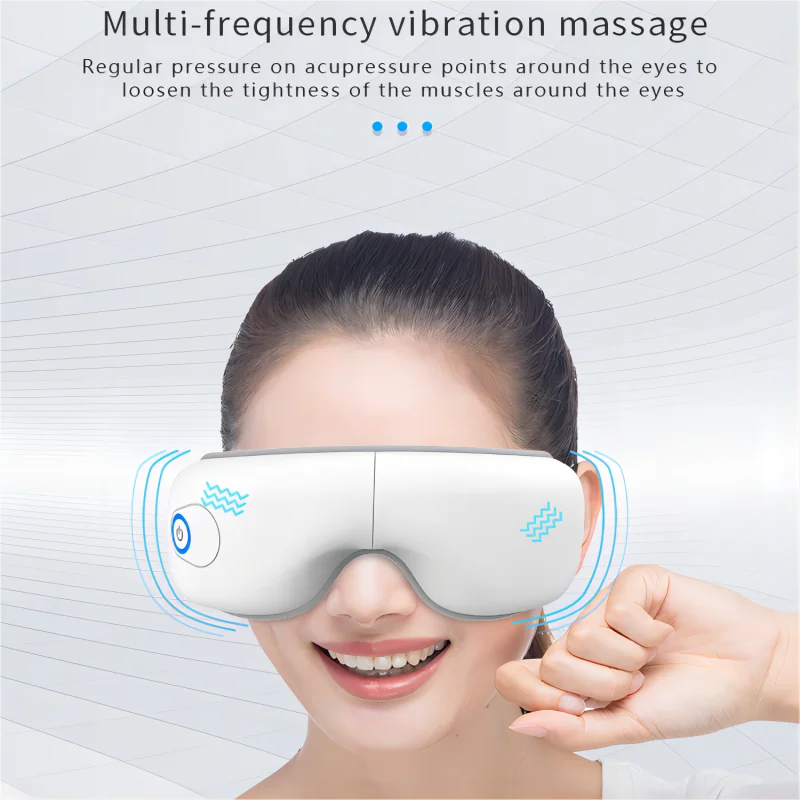 VIMYSHOW Bluetooth Eye Massager – Heat, Vibration & Music Relaxation Mask