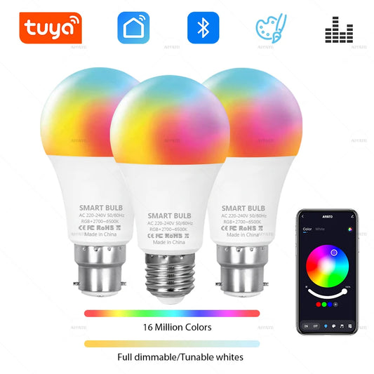 Moreins Smart LED Globe Bulb | Bluetooth RGB Light, Music Sync, 15W / 18W