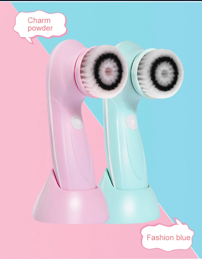 All-in-One Facial Cleansing Brush – Waterproof Exfoliating Face Cleaner
