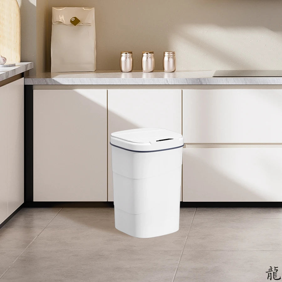 Automatic Induction Trash Can – Hands-Free Wave Sensor Bin (13L / 17L) for Home & Office