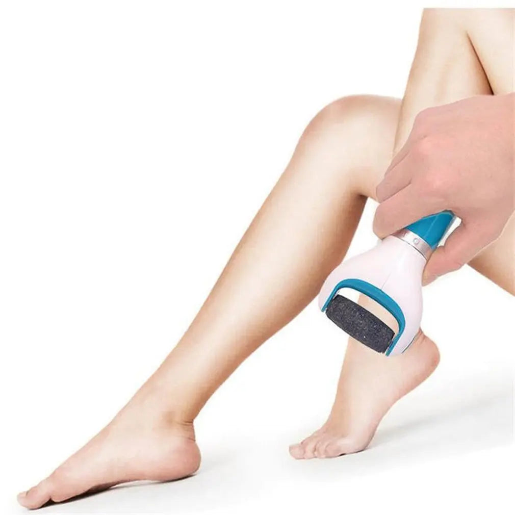Electric Foot Care Tool for Heels – Portable Dead Skin & Callus Remover (Pink / Blue)