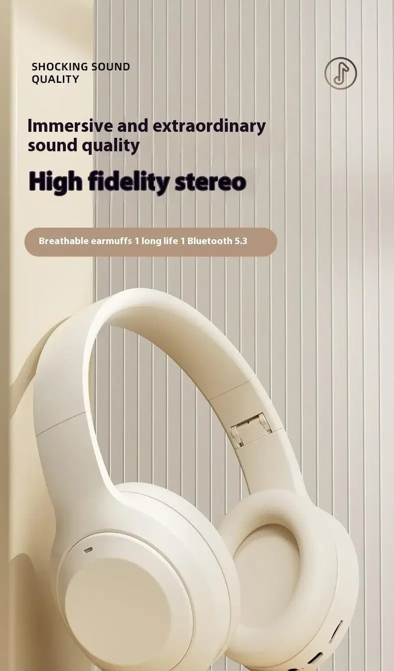 M5 Over-Ear Bluetooth 5.3 Headphones – Noise Reduction, Hi-Fi Stereo