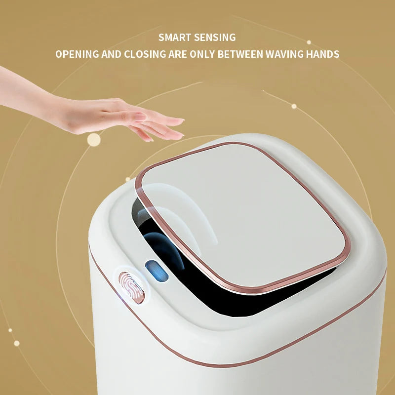 Large Smart Sensor Trash Can 20L / 35L / 40L – Touchless Automatic Garbage Bin for Kitchen