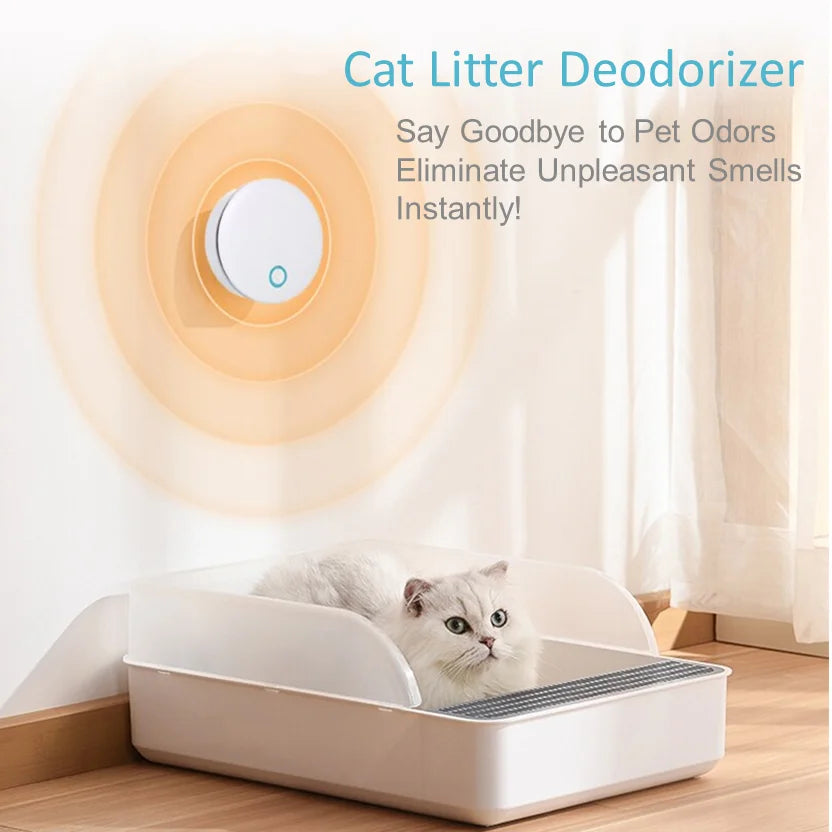 ENERFER Portable Ozone Air Purifier – Negative Ion Deodorizer for Pet & Bathroom Odors