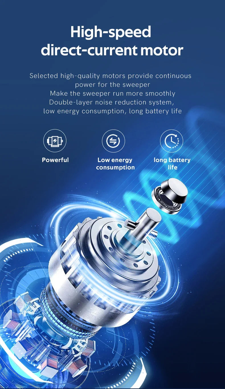 OBOW AI Smart Robot Vacuum & Mop – 2000Pa Suction, App Control, 80-Min Runtime