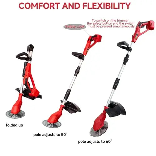 Kysplosion (Milwaukee battery compatible) Brushless Cordless Electric Hedge Trimmer Garden Power Tool