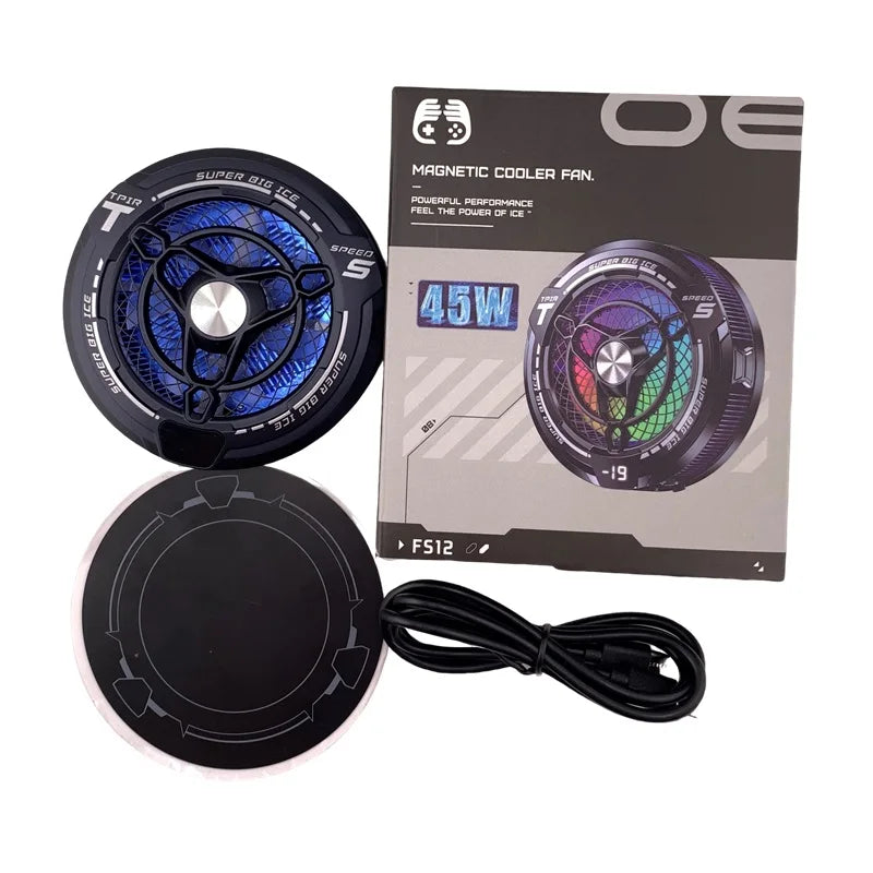 45W PD Phone Cooler with Battery – Extreme Semiconductor Cooling for Mobile Gaming