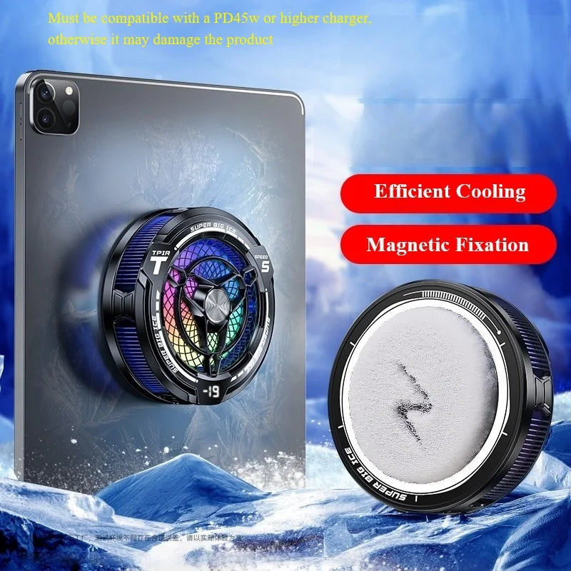 45W PD Phone Cooler with Battery – Extreme Semiconductor Cooling for Mobile Gaming