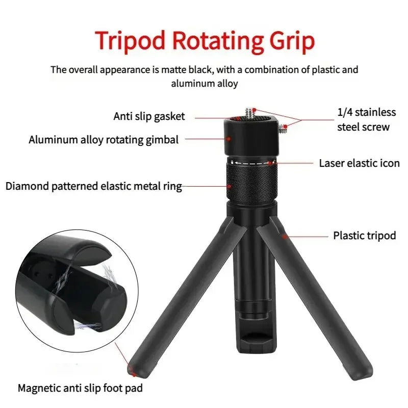 Professional Invisible Selfie Stick Tripod for Insta360 X5/X4/X3 & Action Cameras
