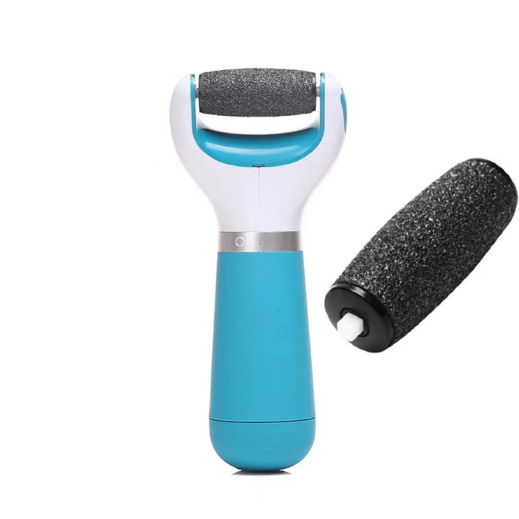 Electric Foot Care Tool for Heels – Portable Dead Skin & Callus Remover (Pink / Blue)