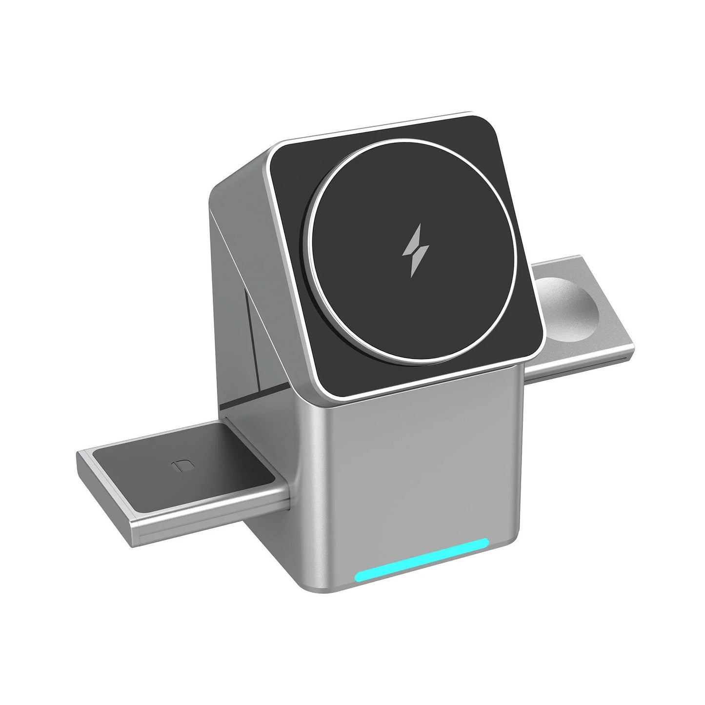 15W Fast Charging 3-in-1  Magic Cube Spin Wireless Charger with Strong Magnetism