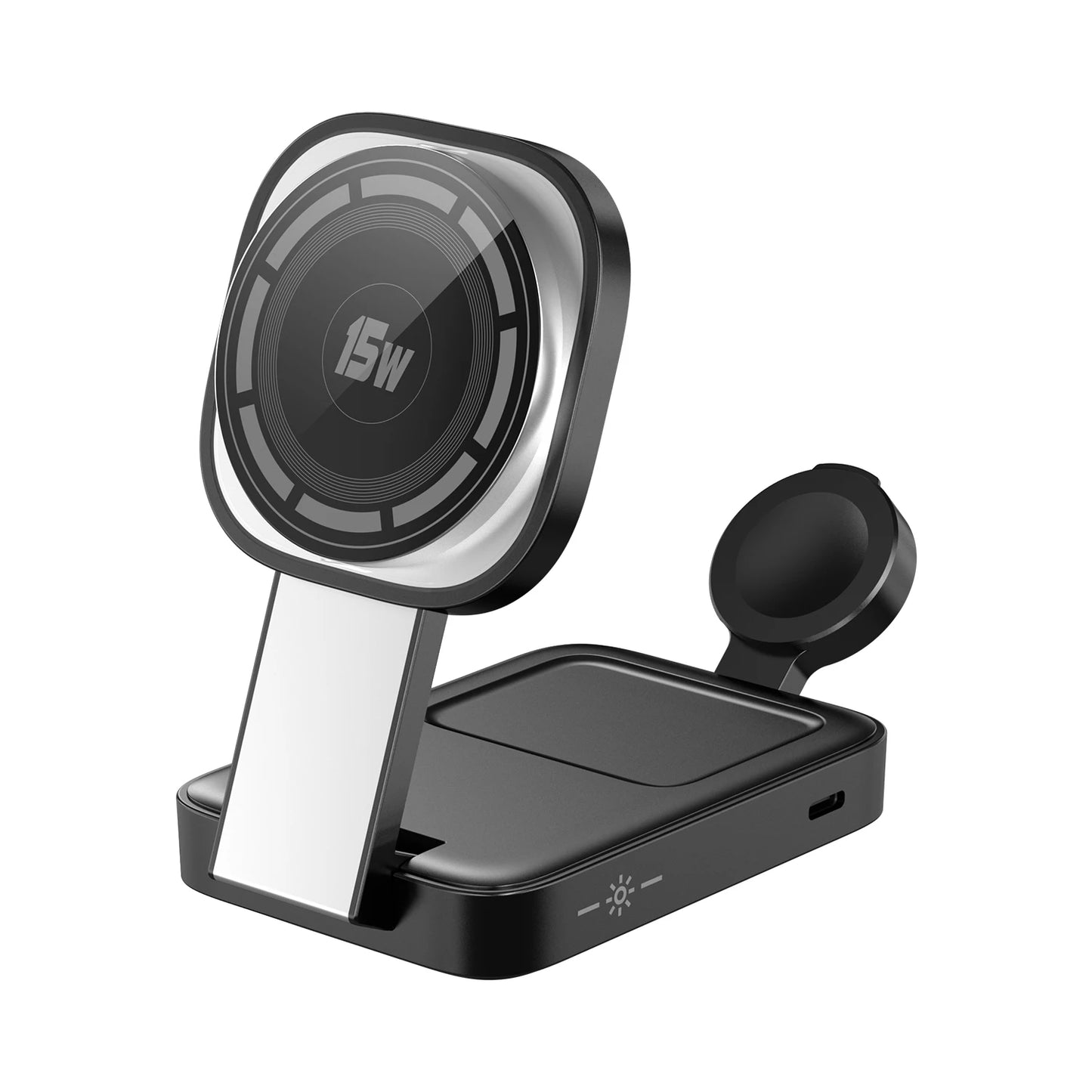 30W Magnetic Wireless Charger Stand – iPhone, Apple Watch & AirPods