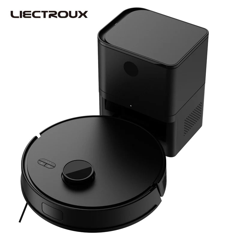 Liectroux M70 Pro Smart Robot Vacuum – LiDAR Navigation, 175-Min Runtime, Self-Empty Base