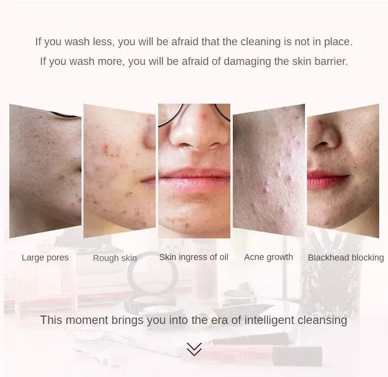 X2 Electric Face Cleansing Brush – IPX7 Rechargeable Acne & Blackhead Remover