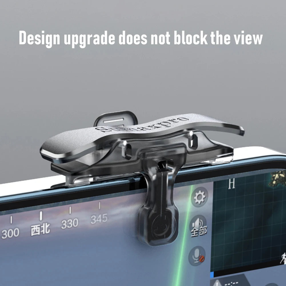 X8 Mobile Gaming Triggers – Zero-Lag PUBG Aim Button Controller (1 Pair)