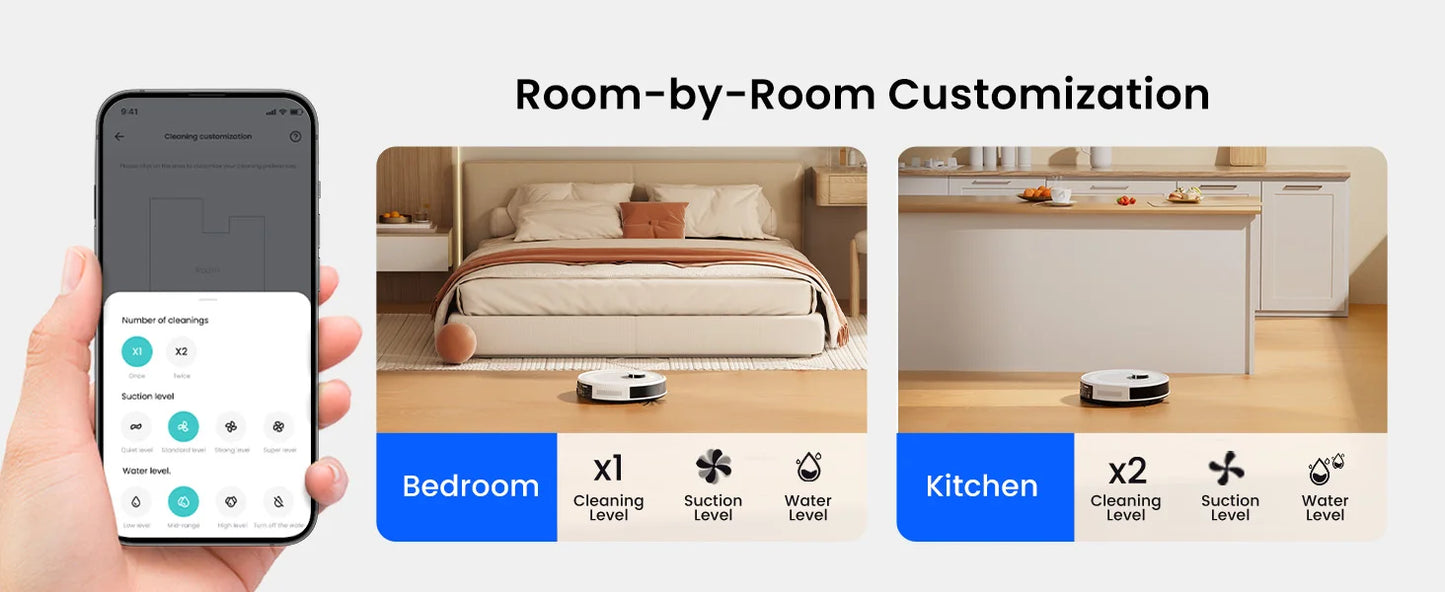 Lefant M2 Pro Smart Robot Vacuum Cleaner – LiDAR Navigation, Wet & Dry Cleaning, Alexa Ready