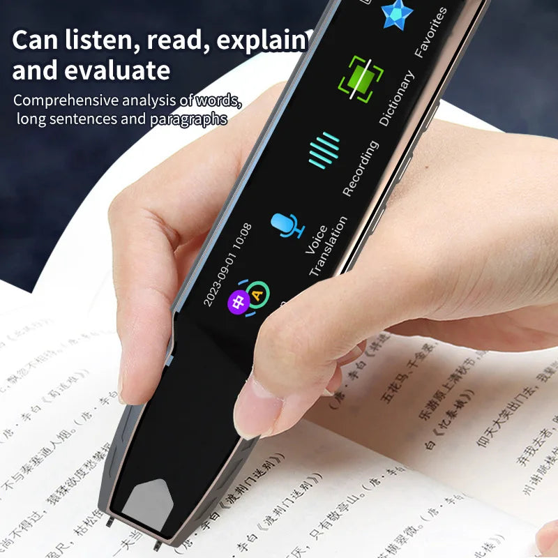 Smart Scanning Dictionary Pen with Display Screen – Portable Text Translator