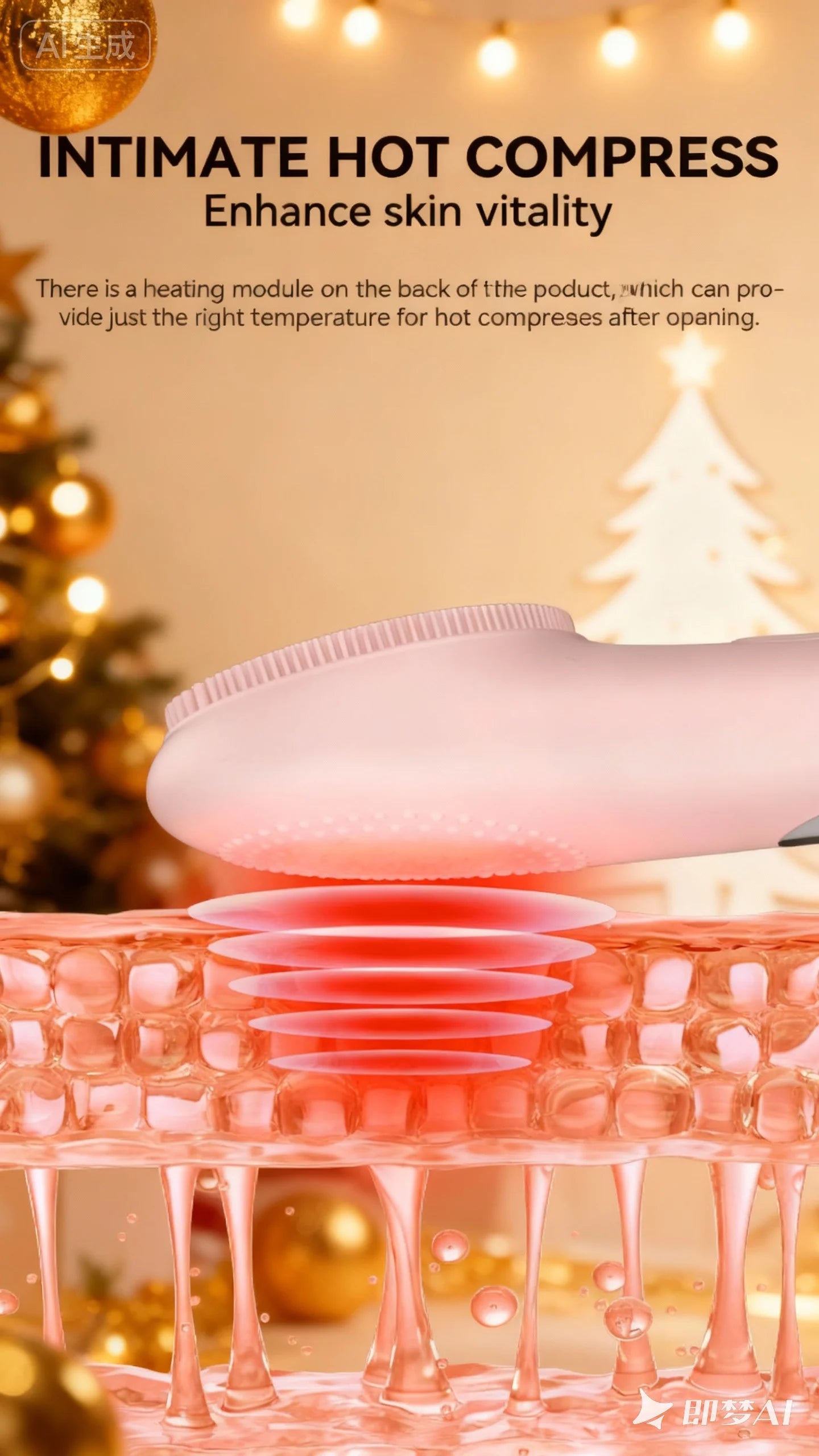 Portable Electric Face Scrubber – Silicone Exfoliating Facial Brush USB Rechargeable